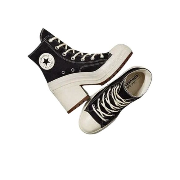 New Men Converse Chuck 70 De Luxe Heel Shoes Sneaker Boots Black - A05347C - Picture 4 of 9